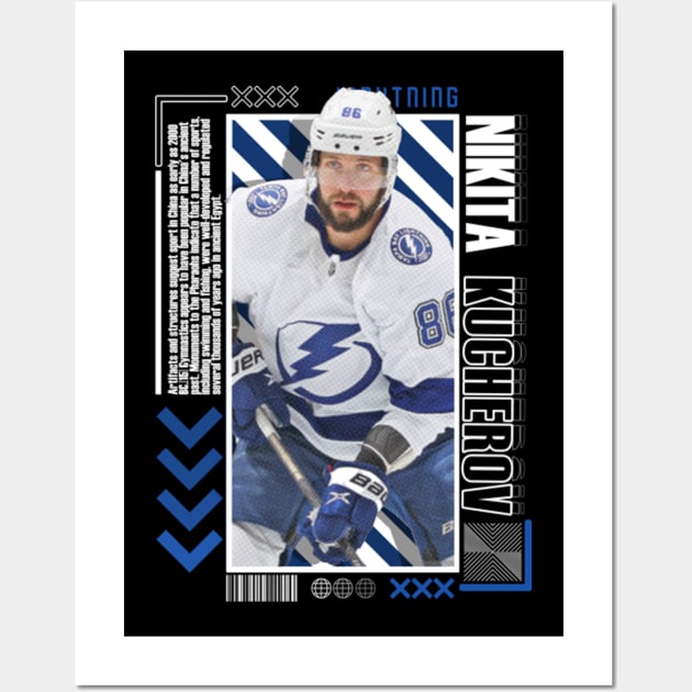 Nikita Kucherov Paper Poster Version 10 Wall Art by art.Hamdan